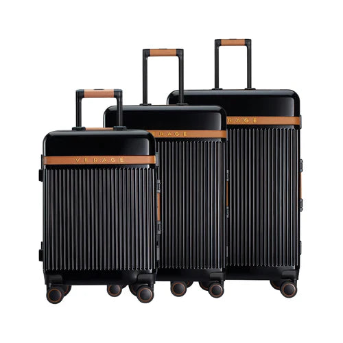 Verage Windsor Hardside Anti-Bacterial Lining Luggage 3 Pcs Set