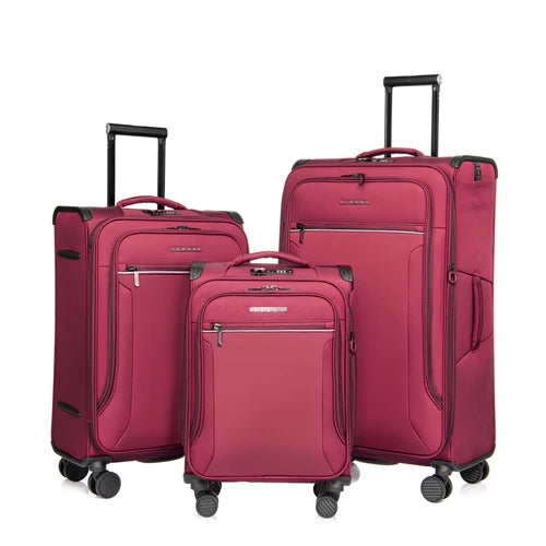 Verage Toledo III Anti-Bacterial Softside Luggage 3 Pieces Set (19" + 24" + 29")